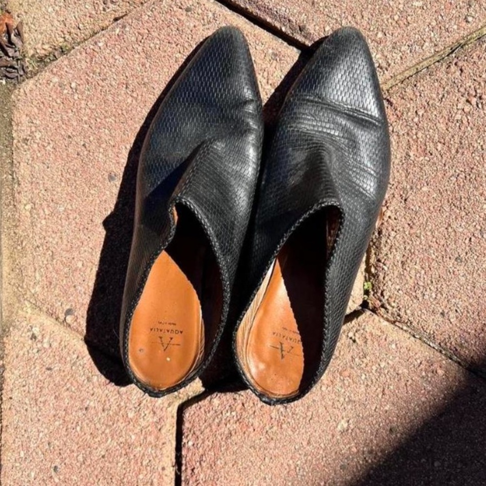 Aquatalia Italian Cowboy Boot Mules